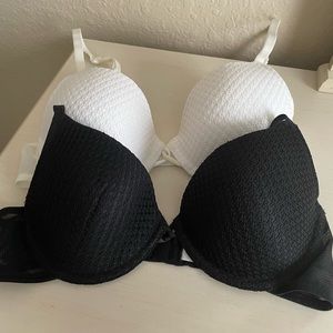 Set of Two 34B Lace T-Shirt Bras